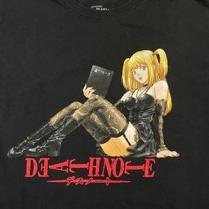 Death Note Anime T Shirt Mens Med Black Short Sleeve Manga Anime